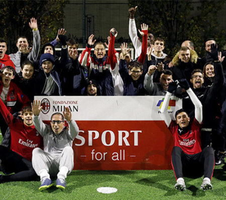 Sport for All, Rossoneri youngsters at Playmore!