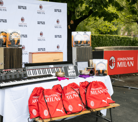 Fondazione Milan and ‘Restore The Music UK’ join hands to inspire children through music and sport