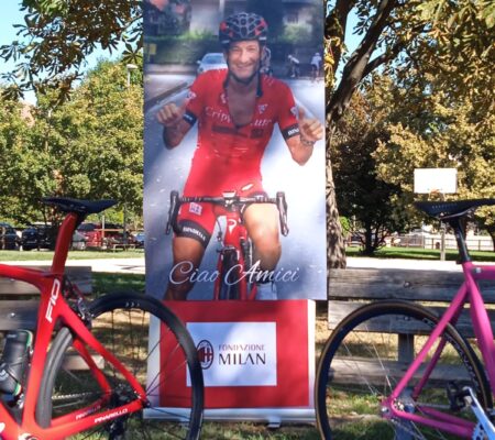 Sergio all bike and AC Milan