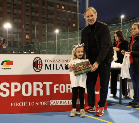 Franco Baresi visita il programma Sport for All a PlayMore!