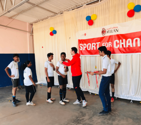 Il programma Sport for Change di Fondazione Milan arriva in Kerala